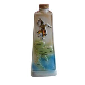 Vintage Jim Beam 1969 Whiskey Thailand Genuine Regal China Decanter Bottle Empty